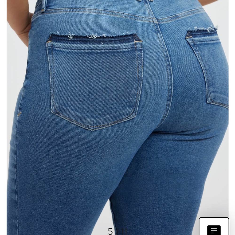 NWOT Good American Jeans Good Legs High Waist Cigarette